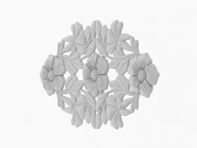 Cartouche Ornament 011 3D model