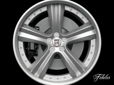 Artega GT rim 3D print model