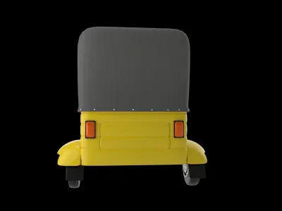 tuk tuk rickshaw 3D model