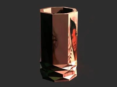 My first vase Low-poly 3D model