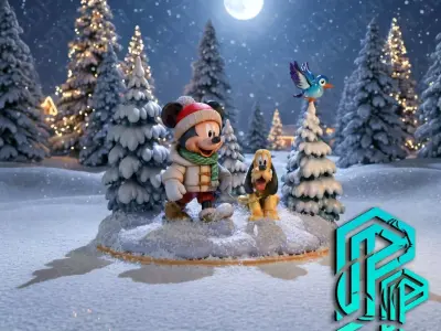 Christmas base 5 3D print model