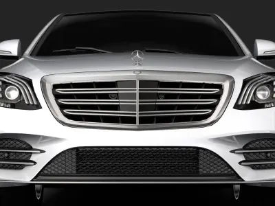Mercedes Benz S 500 Lang AMG Line V222 2018 3D model