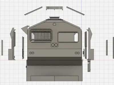 Scale Down Model of WDP4 3D print model