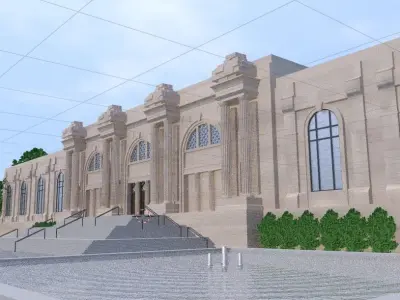 Museum 3D model