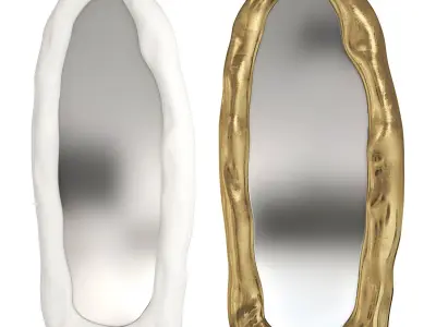 Mirror crumpled  Garikova 3D model