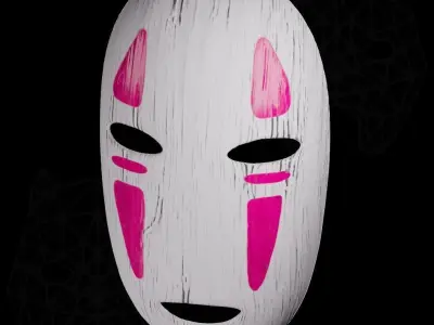 Kaonashi Mask 3D print model