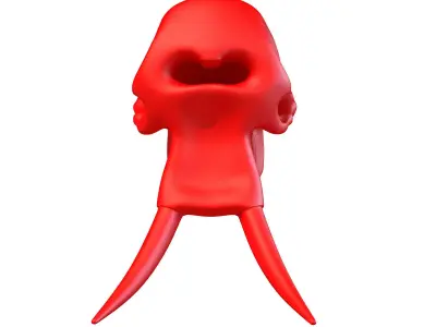 Printable Elephant Skull 3D model