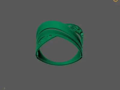 Women Plain Ring Ready STL 3DM Models Womens Rings 3D models 3D print model