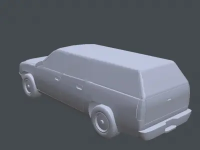 Chevrolet suburban Low-poly 3D model