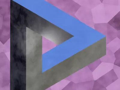 Triangulo Imposible Free low-poly 3D model