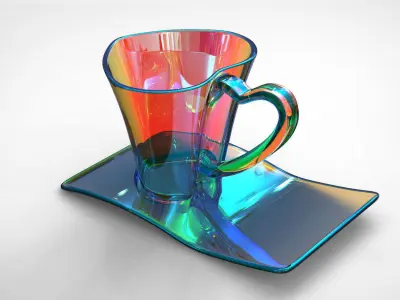 L1ghtBl heart cup 3D model