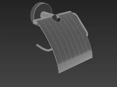 Begonia Paper Holder Cover 3D model