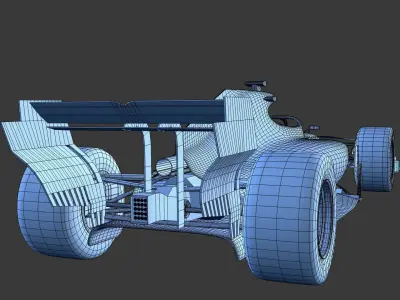 F1 Renault  3D model