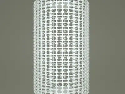 Abstract Geometric Cylinder 3D model