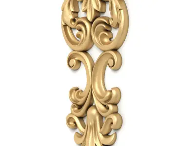 Decorative Plaster 001 3D model