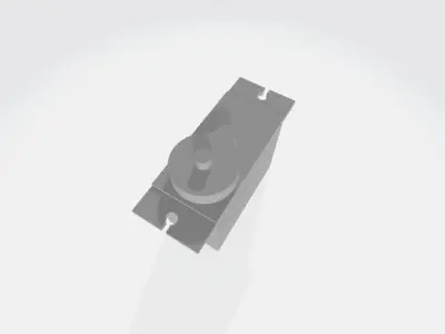 servo motor 3D model
