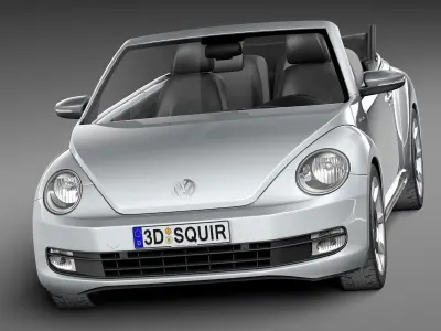 Volkswagen iBeetle Convertible 2015 3D model