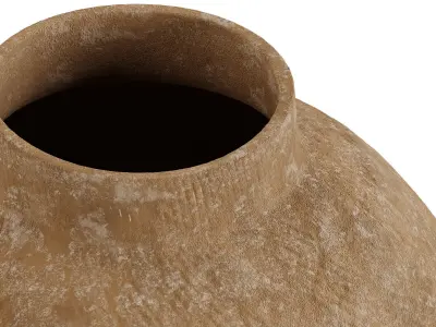 Round Striped Vase 3D model