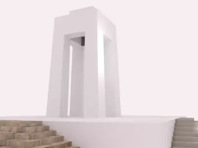 City Decor Free low-poly 3D model