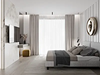 Bedroom Scene  3D model