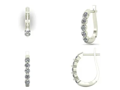 Earrings sm13 3D print model