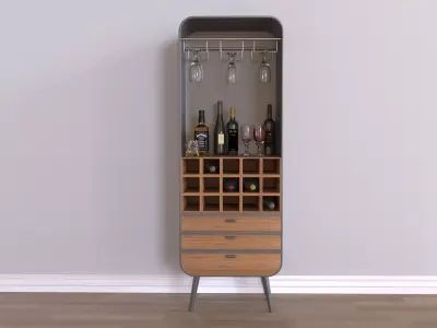 Vino Cabinet 3D model