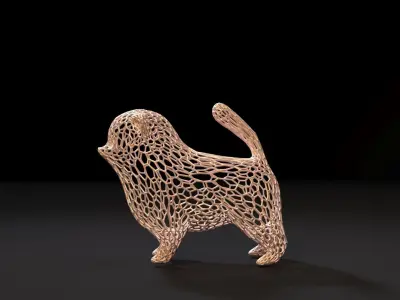 Cute doggie 3D print model