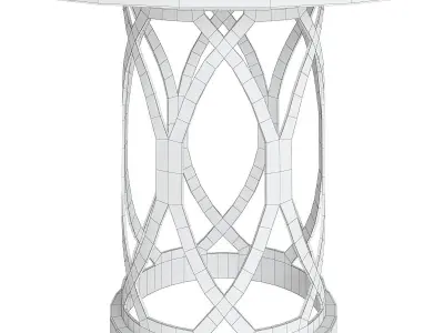 Side and Coffee table low poly 3d model collection Low-poly 3D model