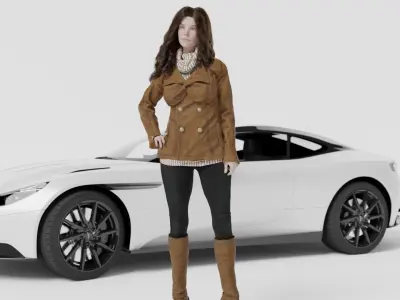 Gia By Kstudios Low-poly 3D model