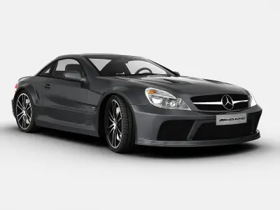 Mercedes Benz SL65 AMG Black Series 3D model