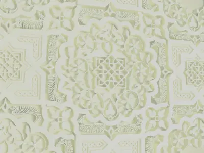 Ceiling Tile ornament  3D model