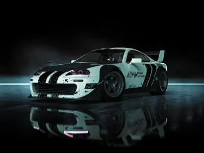 TOYOTA  SUPRA 3D MODEL 3D model