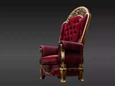 Modern Luxury Lounge Chair 3D Model Designer Furniture 3D model