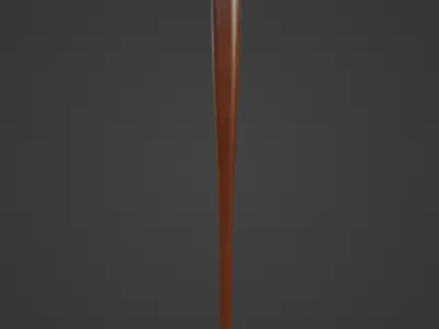 Baseball Bat 04 Low-poly 3D model