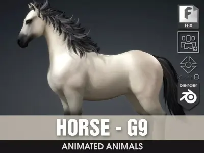 Horse-G9 3D model