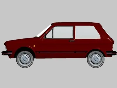 yugo 45 Low-poly 3D model