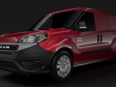 Ram ProMaster City Tradesman Cargo Van 2020 3D model