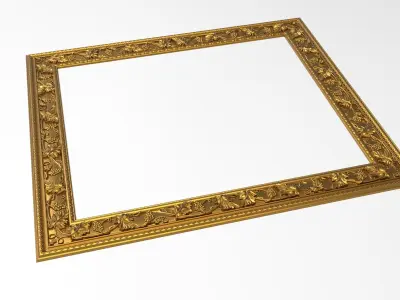 Carved Picture Frame 3D model