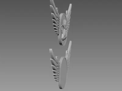Medallion Angel 3D model