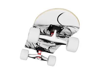 Skateboard 02 3D model