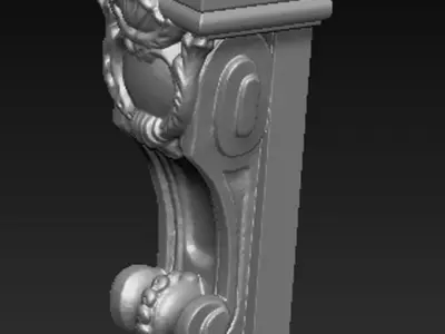Corbel Decorative 1   3D model 3D model