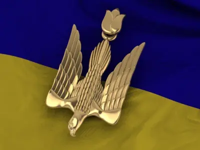 Ukrainian Trident 3D print model