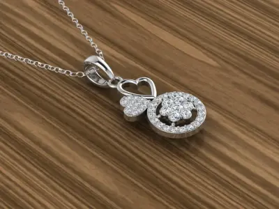 Jewelry Pendant 3D print model shop