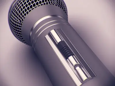 Microphone sennheiser - sennheiser 3D model