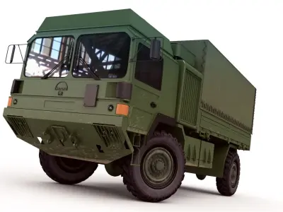 Man Military Truck 3D model