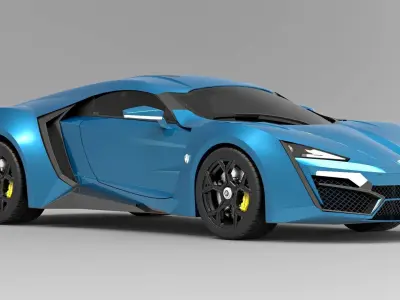 Lykan HyperSport 2014 3D model