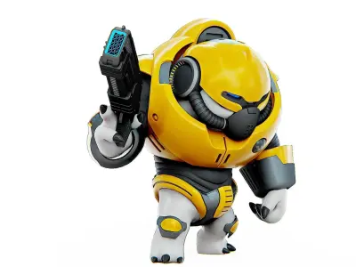 ALIEN TROOPER 6-V Rigged for Unreal Engine - Unity - MIXAMO 3D model