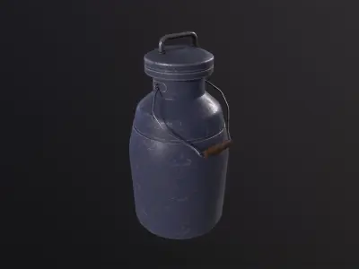 Milk jug 3D Model Low-poly 3D model