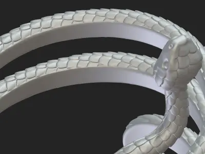 Snake Bracelet 3D print model