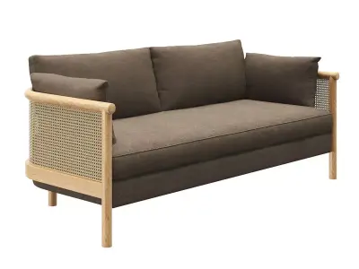 Soho Home Sydney Cane sofa 3D model